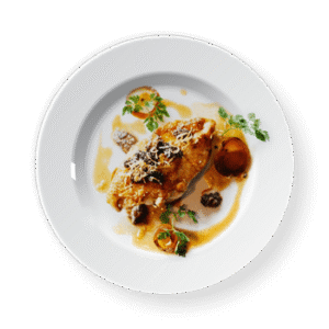 Nuggets de poulet avec pommes de terre